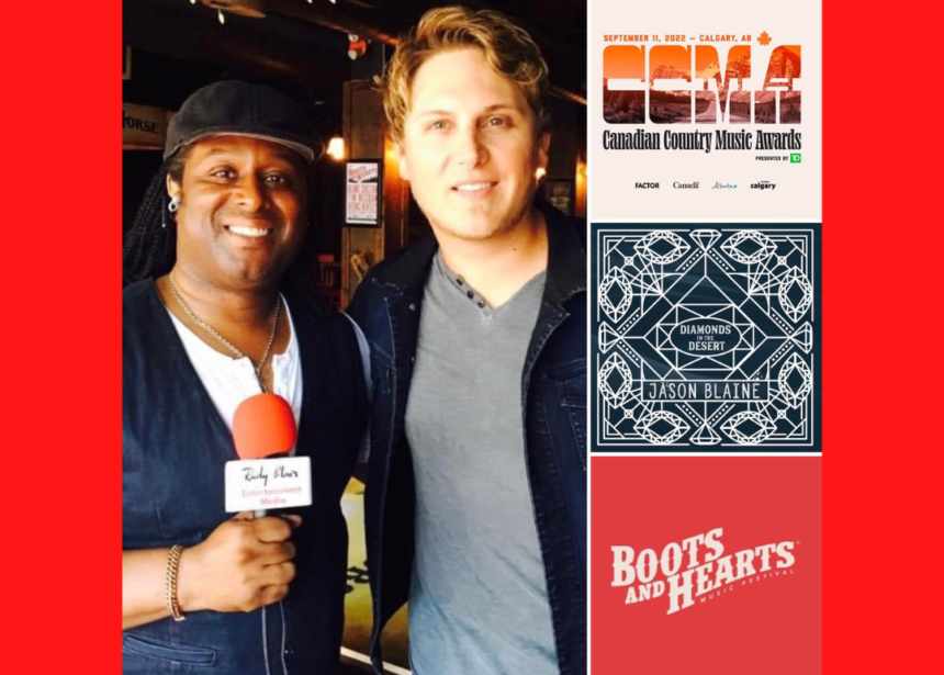 Interview w Jason Blaine on performing at Boots & Hearts Music Festival his 2022 CCMA Nomination