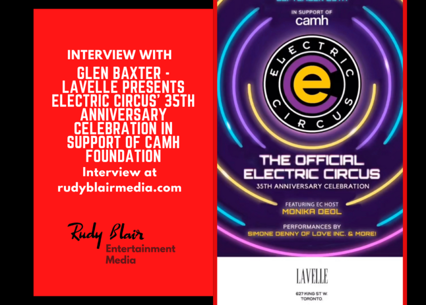 Intv w Glen Baxter on Lavelle Pres Electric Circus’ 35th Ann. Celebrate in support of CAMH Fnd