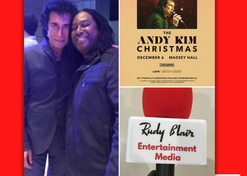 Intv w Andy Kim on 19th Annual Andy Kim Christmas supporting CAMH Gifts of Light at Massey Hall