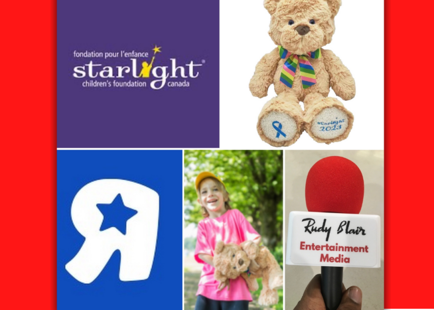 Int w Executive Director Trevor DiCaire on 15th Anniversary Collectable Starlight Bear “Speedy”