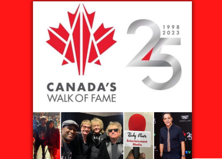 Intv w Platinum Blonde, Fefe Dobson & George Stromboulopoulos at the 2023 Canada’s Walk of Fame 25th