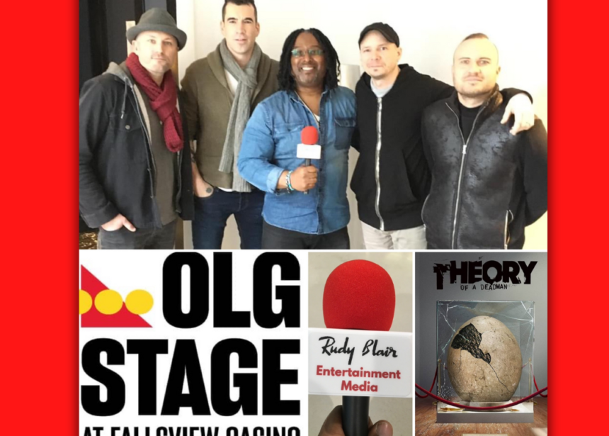 Intv w Joe Dandeneau Of Theory Of A Deadman on OLG Stage At Fallsview Casino & LP “Dinosaur”