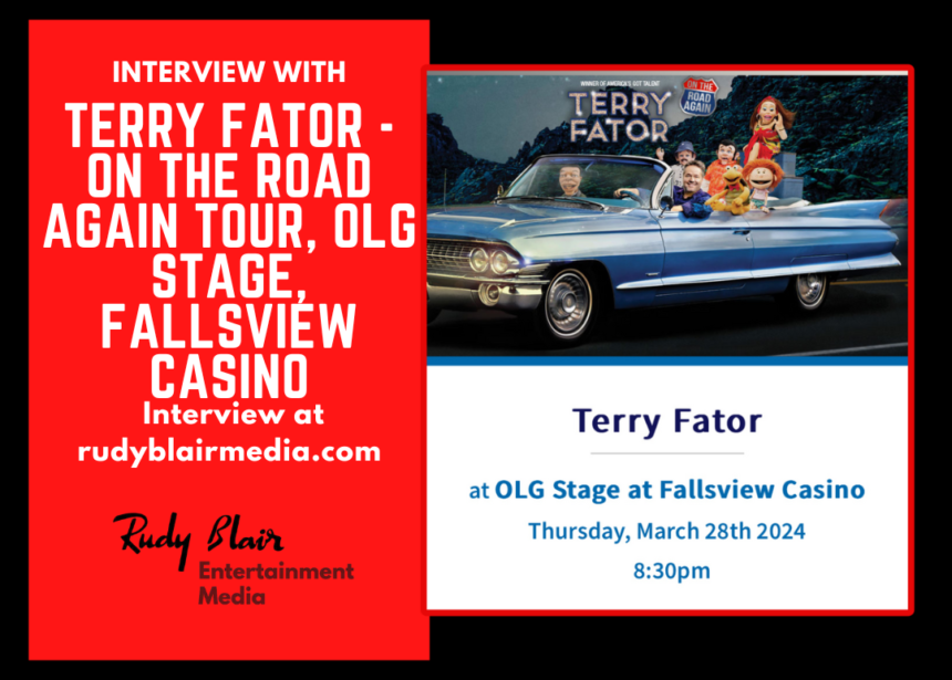 Intv w America’s Got Talent Winner,American Ventriloquist Terry Fator on OLG Stage, Fallsview Casino