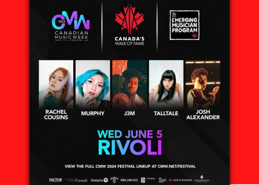 Intv w Griffin Sokal on Canada’s Walk of Fame RBC Emerging Musician Program CMW Showcase The Rivoli