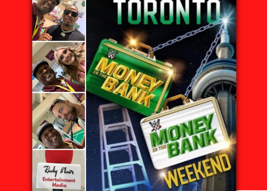 Intvs w Carmelo Hayes,Tiffany Stratton & L A Knight – 2024 WWE Money In The Bank at Scotiabank Arena