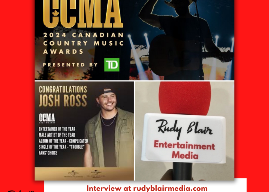 Intv w Five Time Nominee Josh Ross on the 2024 Canadian Country Music Association Awards