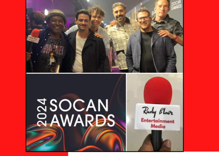 Intv w Arkells, Evan Blair & Omega Mighty at the 34th Annual Socan Awards