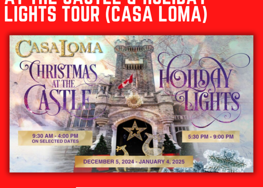 Intv w Catriona Delaney on Christmas at the Castle & Holiday Lights Tour Casa Loma