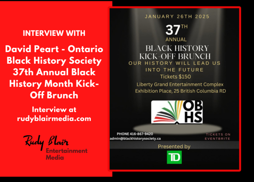 Intv w David Peart on Ontario Black History Society 37th Annual Black History Month Kick Off Brunch