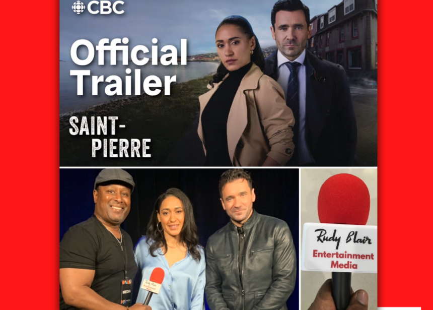 Intv w Actors Josephine Jobert & Allan Hawco on the new CBC/CBC Gem crime series Saint Pierre