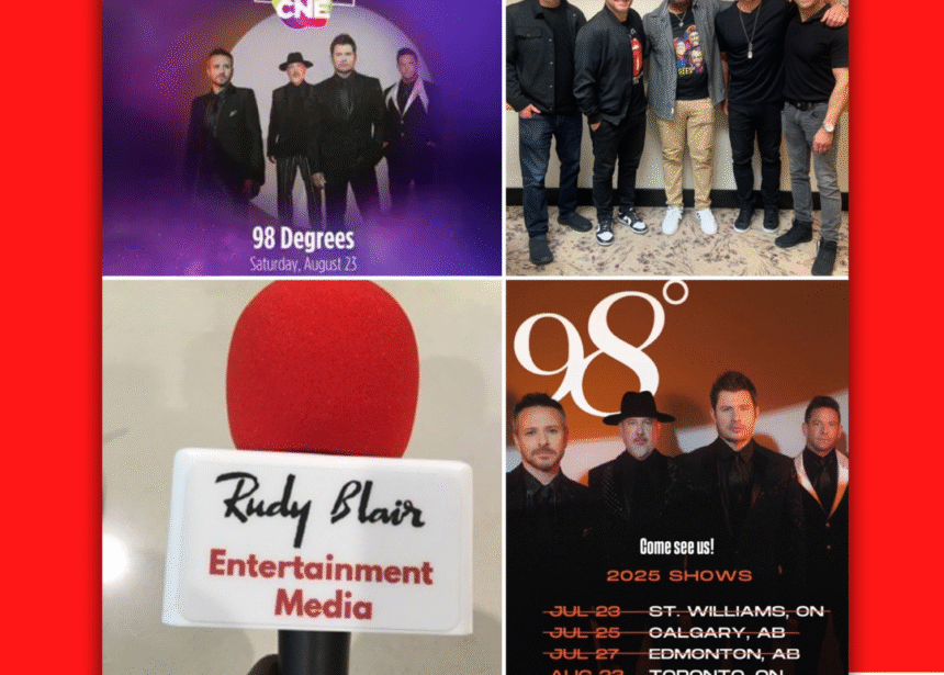 Intv w Grammy Nominated R&B/Pop Group 98 Degrees On Concert At The Bell CNE Bandshell