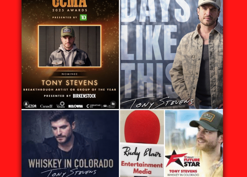 Intv w 2025 CCMA Award Nominee Tony Stevens On Hs Nomination & Single Whiskey In Colorado From LP Days Like This Intv w 2025 CCMA Award Nominee Tony Stevens On Hs Nomination & Single Whiskey In Colorado From LP Days Like This