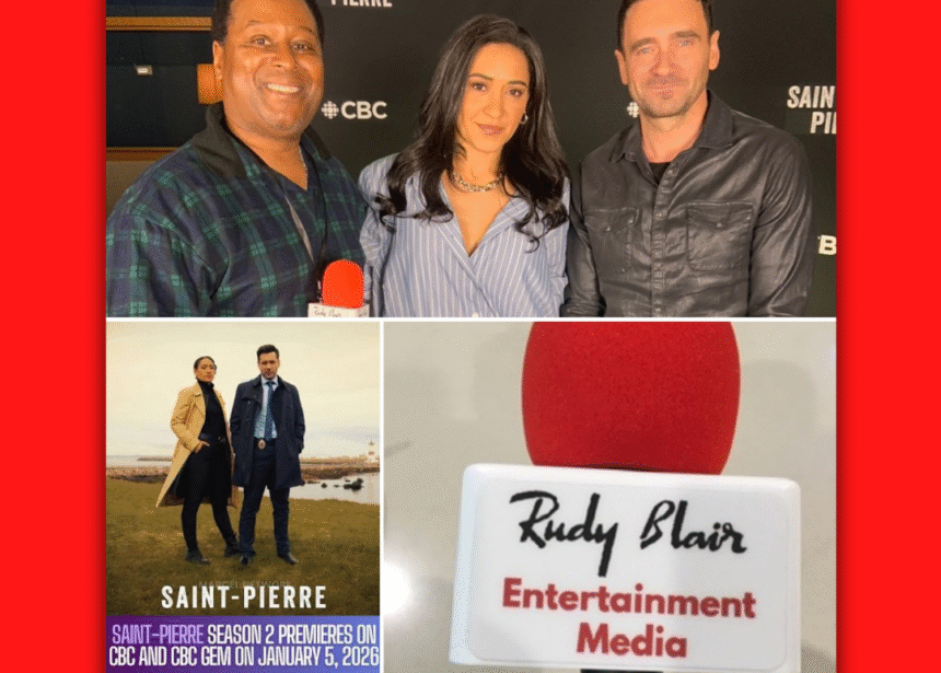 Intv w Actors Josephine Jobert & Allan Hawco On The CBC:CBC Gem Crime Series Saint Pierre Season 2