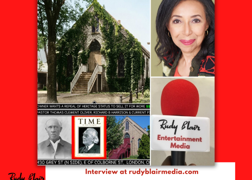 Intv w Rosemary Sadlier On Support A Black Canadian Historical Site In London Ontario