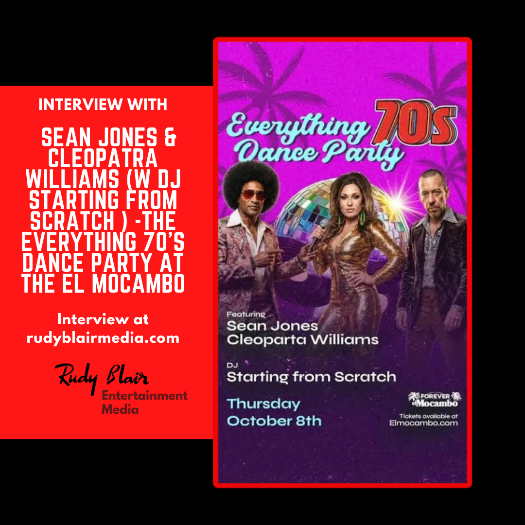 Intv w Sean Jones & Cleopatra Williams (w DJ Starting From Scratch ) On The Everything 70’s Dance Party At The El Mocambo Intv w Sean Jones & Cleopatra Williams (w DJ Starting From Scratch ) On The Everything 70’s Dance Party At The El Mocambo