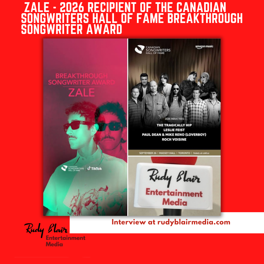 Intv w ZALE On His 2026 Recipient Of The Canadian Songwriters Hall of Fame Breakthrough Songwriter Award Intv w ZALE On His 2026 Recipient Of The Canadian Songwriters Hall of Fame Breakthrough Songwriter Award